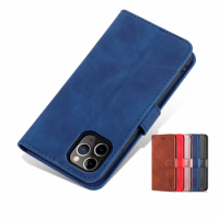 High Quality Flip Cover Fitted Case for Apple iPhone 11 Pro Max Pu Leather Phone Bags Case Holster with closing strap AZNS