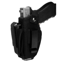 Tactical Gun Holster OWB Concealed Carry Airsoft Pistol Case Fits S&amp;W M&amp;P Shield Glock 17 19 26 27 42 43 Similar Handguns