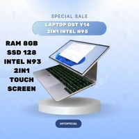 LAPTOP DST 2IN 1 Y14 | PROCESOR INTEL N95 | RAM 8GB | SSD 256GB | SSD 128GB |TOUCH SCREEN | LAYAR 14