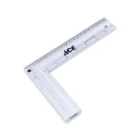 Ace Penggaris Siku Aluminium 20 Cm