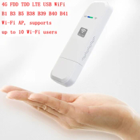 4G USB WIFI modem FDD TDD LTE 4G WiFi Router Wireless USB Network Hotspot dongle with SIM Card PK huawei E8372