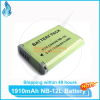 NB-12L NB 12L NB12L Battery for Canon PowerShot G1 X Mark II G1X Mark 2 for PowerShot N100, N100, VIXIA mini X