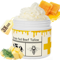 Beef Tallow for Skin Beef Tallow Tallow and Honey Cream Grass Fed Beef Tallow Organic Beef Tallow Ba