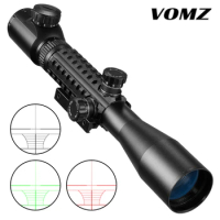 VOMZ 3-9X40 EG Riflescope Tactical Optics Rifle Scope Sniper Gun Hunting Scopes Airgun Rifle Outdoor Reticle Sight Scope