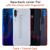New For HW P30 Lite Battery Cover Back Glass Rear Housing Door Case Replacement MAR-AL00 MAR-TL00 MAR-LX2 MAR-LX1M