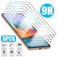5Pcs Tempered Glass For Xiaomi Poco F2 F3 F4 F5 M3 M4 M5 M6 C3 C40 C50 C51 C55 X3 X4 X5 Pro GT NFC 4G 5G Screen Protector