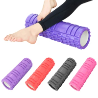 Yoga Column Foam Fitness Muscle Training Pilates Sports Massage Foam Roller Grid Trigger Point Therapy Home Gym Exercise