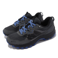 Saucony 越野跑鞋 Excursion TR16 GTX 黑 藍 女鞋 防水 戶外 緩震 運動鞋 索康尼 S1074921