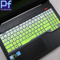 15.6 laptop keyboard cover protector skin For Asus TUF Gaming FX504 FX504GD FX504GM FX504G FX503 FX503VD FX504GE FX80GE FX80GD
