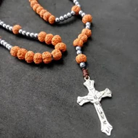 Gebrak craft Rosario Rudraksha Roh Kudus Etnik Design