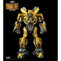 Original Threezero Transformers The Last Knight DlX Autobot BUMBLEBEE In Stock Anime Action Collection Figures Model Toys