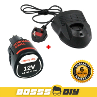 OEM Charger 10.8V 12V & 12V ( 1.5Ah ) Battery Can Be Used For 10.8v & 12v GSR 120 GSR10.8 GDR 120 G