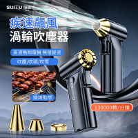 SUITU 高速渦輪暴力吹塵槍 13萬轉強力手持吹塵器 烤肉生火 戶外吹氣泵