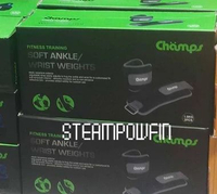 Champs Soft Ankle Wrist Weights 2 Pcs 1kg Beban Alat Fitness Kaki