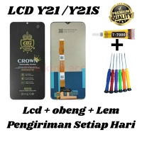 Lcd Y21 Y21s Full set Obeng dan Lem / Lcd touchscreen Y21 Y21s full set