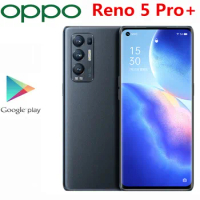 Original Oppo Reno 5 Pro+ Plus 5G Mobile Phone 50.0MP Snapdragon 865 90HZ 6.55" Screen 12GB RAM 256GB ROM 65W Super Charger