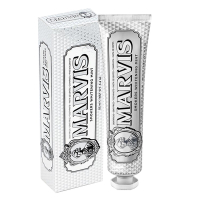 MARVIS 強化亮白薄荷牙膏(吸菸者用)銀白色 85ml -快速到貨