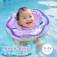 NECK RING BAYI | Pelampung Renang Anak | Ban Leher Baby Neckring Merah Muda