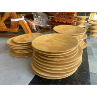 Đĩa gỗ gõ đặt trái cây chưng hoa quả bàn thờ -Nhiều size