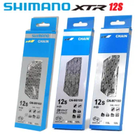 SHIMANO DEROE XTR XT CN-M7100 M8100 M9100 Bike Chain For 12S Road MTB Bicycle 126L Chain With Quick Links Bicycle Original Parts