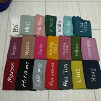 [Dijual] Khimar Ceruty Jumbo 2 Layer Pet Antem Hijab Jilbab Syari
