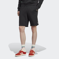 Adidas ESS+ Shorts H [HR8617] 男 短褲 棉褲 亞洲版 運動 休閒 經典 三葉草 舒適 黑