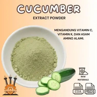 Cucumber Extract Powder 10gr Bubuk Ekstrak Mentimun Alami untuk Skincare & Kosmetik DIY / Tambahan N