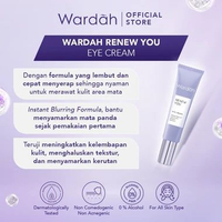 Wardah Renew You Anti Aging Eye Cream 10 ml - Krim Mata Anti Aging