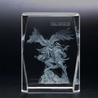 【Square Enix】FINAL FANTASY 16 3D水晶玻璃 PHOENIX &amp; IFRIT(太空戰士/FF16)