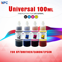 Universal Refill /หมึกน้ำพิมพ์ INK/Universal 100ml BK/C/M/Y ใช้กับเครื่องปริ้นได้ทุกรุ่น  HP/Brother