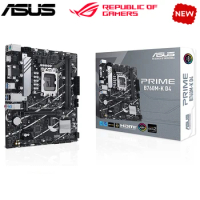 NEW B760 For ASUS PRIME B760M-K D4 LGA 1700 DDR4 Motherboard B760 Supports CPU i5 13400f i3 12100f 12400f