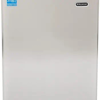 Whynter CUF-210SS Mini, 2.1 Cubic Foot Energy Star Rated Small Upright Freezer with Lock, Stainless Steel, Black