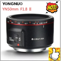YONGNUO YN50mm F1.8 II Large Aperture Auto Focus Lens 50mm F1.8 Lens For Canon 100d 650d 5d 77d 1000d 60D For Nikon For Sony