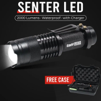 Pocketman Senter LED 2000 Lumens Waterproof