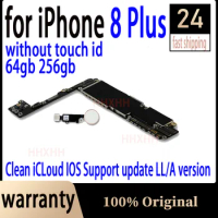 Motherboard For iPhone 8 Plus Clean iCloud Mainboard With System 256gb Logic Board Full Function Support Update Good Plate Testd