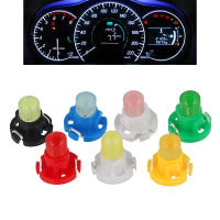 Mentol Lampu Kereta LED, 10PCs, T3, t4.2, t4.7, 12v, Cip LED, Sesuai untuk Lampu Penunjuk, Cahaya Be