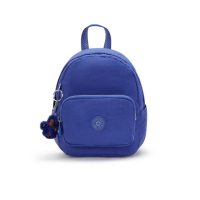 【KIPLING官方旗艦館】寶藍色輕巧迷你後背包-MINI BACKPACK