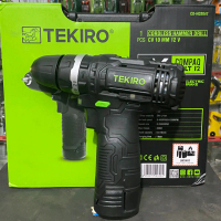 MESIN BOR BATERAI IMPACT TEKIRO 10MM 12V ( 2 BATERAI ) CV12