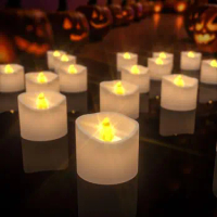 Portable Flameless Candles New Yellow Flash Batteries Included Battery Operated Candles Wedding LED Tea Lights