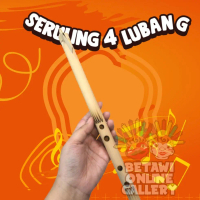Seruling 4 Lubang / Suling Bambu / Suling 4 Lubang