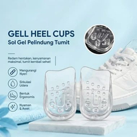Bodybuilding Gel / Silikon Sol Peninggi Badan / Insole Peninggi Badan / Insole Penambah Tinggi / Sol