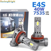 E4S H11 mini LED Headlight whit fan Best Turbo 6000K H4 H7 H11 9005 9006 Led Lamp Bulb