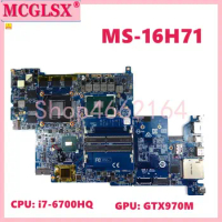 MS-16H71 With i7-6700HQ CPU GTX970M GPU Notebook Mainboard For MSI GS60 WS60 MS-16H71 Laptop Motherboard 100% Tested OK