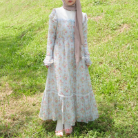 Himeka Vintage - Gisella Dress - Vintage Dress - Cottagecore Coquette Dress - Floral Dress
