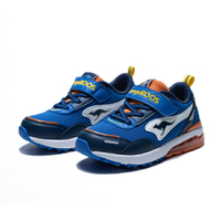 【滿額現折300】KANGAROOS 童鞋 K-RIDER 藍橘 防潑水 機能 運動鞋 中大童 KK32376