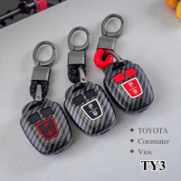 เคสกุญแจรถยนต์ เคสเคฟล่า สำหรับ Toyota Vios 2013 Commuter 2012