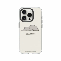 【RHINOSHIELD 犀牛盾】iPhone 15/Plus/15 Pro/Max Clear透明防摔手機殼/大象(I Love Doodle)