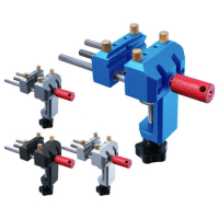Multifunc Aluminum Alloy Table Vise Precision Bench Vise 80MM Jaw Width Woodworking Clamps Movable Work Bench Vise Flat Pliers