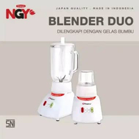 Original Blender NAGOYA NGY - T 12GN6 Blender Kaca Duo 2 in1 Gelas Bumbu techno BLENDER SAJA