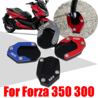 For HONDA Forza 350 300 NSS Forza350 Forza300 NSS350 Accessories Kickstand Foot Side Stand Enlarger Extension Pad Support Plate